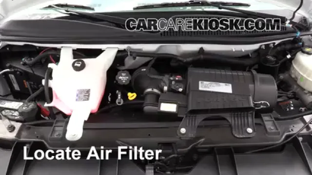 2017 Chevrolet Express 2500 4.8L V8 FlexFuel Extended Cargo Van Filtre à air (moteur) Changement